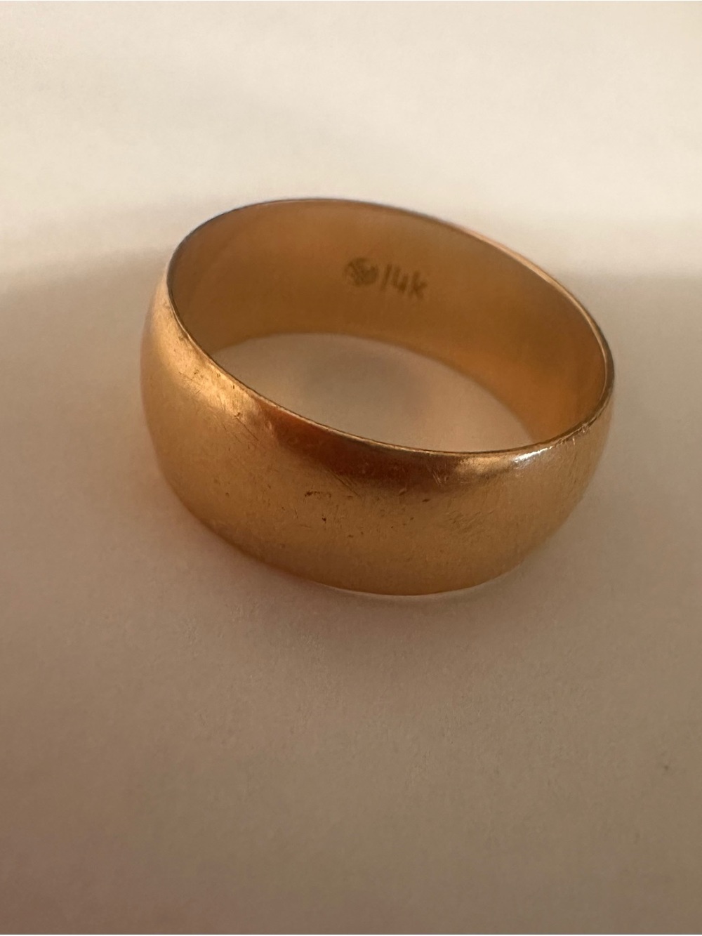 14K Gold Band Ring and lot of 14k gemstone rings